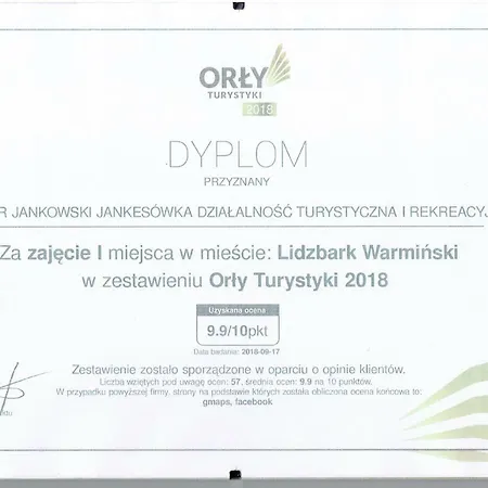 Rowerowa Przystań Jankesówka Alojamento de Turismo Rural